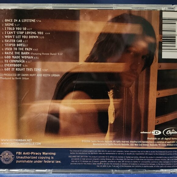 Keith Urban – Love, Pain & The Whole Crazy Thing (2006) Previously Owned CD - Picture 2 of 4
